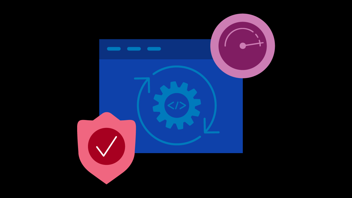 coche avec bouclier, engrenage dans le cercle et accélérateur