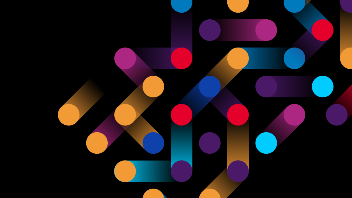 Points de couleurs multiples